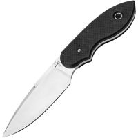 Boker Plus 02BO097 Trailmate Satin Fixed Blade Knife Black G10 Handles