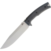 APOC 40021 Demko Bowie D2 Carbon Steel Fixed Blade Knife Black G10 Handles