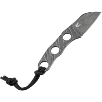 Boker Plus 02BO069 Kazhan Black Stonewash D2 Carbon Steel Fixed Blade Knife Handles