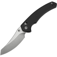 Civivi 240501 Sixgill Satin Reverse Tanto Crossbar Lock Knife Black G10 Handles
