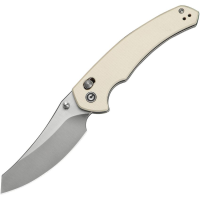 Civivi 240502 Sixgill Satin Reverse Tanto Crossbar Lock Knife Ivory G10 Handles