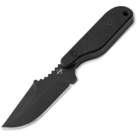 Boker Plus P02BP0001 Kagat Black Carbon Steel Fixed Blade Knife Black G10 Handles