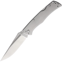 Boker Plus P01BP0021 MEK Satin drop Point Lockback Knife Stainless Handles