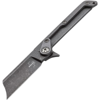 Boker Plus 01BO660 Fragment Black Stonewash Sheepsfoot Slip Joint Knife Black Handles