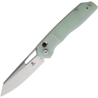Tenable 1006V6 Shard Stonewash Reverse Tanto Crossbar Lock Knife Jade G10 Handles