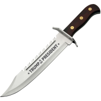 Miscellaneous 1204SL Trump Gatorback Bowie Fixed Blade Knife