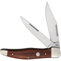 Boker 110885 TS 2.0 D2 Carbon Steel Folding Hunter Knife Rosewood Handles