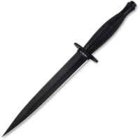Boker Magnum M02HY002 Commando Black Double Edge Dagger Knife Black Handles