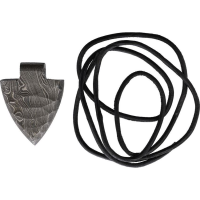 Damascus 026 Damascus Arrowhead Pendant