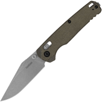Kershaw 6106 Bel Air MagnaCut Clip Point DuraLock Knife Green Micarta Handles