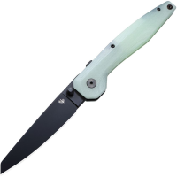 Diafire 105102 Legend Black Sheepsfoot Race Lock Knife Jade G10 Handles