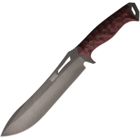 Dawson 47537 Archangel Midnight MagnaCut Fixed Blade Knife Black/Red G10 Handles