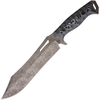 Dawson 47650 Dominion Monsoon MagnaCut Fixed Blade Knife Black/White G10 Handles