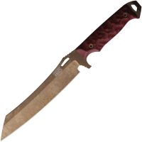Dawson 48744 Wayfinder Arizon Copper MagnaCut Fixed Blade Knife Black/Red G10 Handles