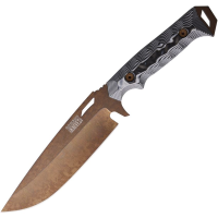 Dawson 60059 Summit Arizona Copper MagnaCut Fixed Blade Knife White/Black G10 Handles