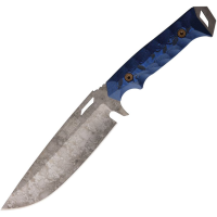 Dawson 48091 Summit Monsoon MagnaCut Fixed Blade Knife Black/Blue G10 Handles