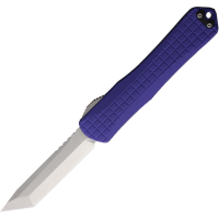 Heretic 031F2APU Auto Manticore X Stonewash MagnaCut Tanto OTF Knife Purple Handles