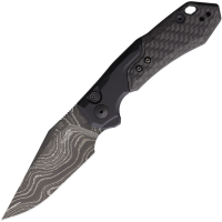 Kershaw 7851DAM Auto Launch 19 Damascus OTF Knife Black Handles