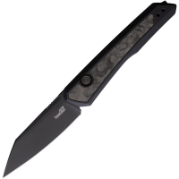 Kershaw 7050BLK Auto Launch 20 Black MagnaCut Button Lock Knife Black/Carbon Fiber Handles