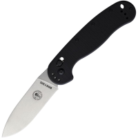 BRK ESEE 1305 Auto Avispa Stonewash Slide Lock Knife Black G10 Handles