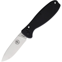 BRK ESEE R4 Auto Zancudo Stonewash Slide Lock Knife Black G10 Handles