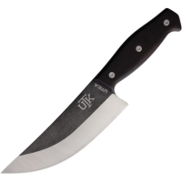 Utica 11760 Homestead IITwo-Tone Butcher/Carver Fixed Blade Knife Wood Handles