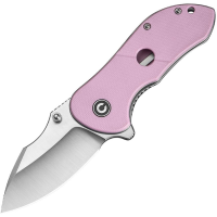 Civivi 22018C4 Gordo D2 Carbon Steel Linerlock Knife Pink G10 Handles