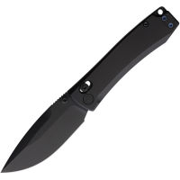 Daggerr F72MTBB Nightmare Small Black MagnaCut Drop Point X-Lock Knife Black Titanium Handles