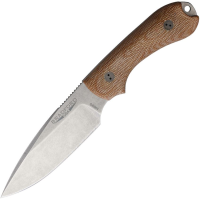 Bradford 3FE104 Guardian 3 Stonewash Knife Natural Micarta Handles