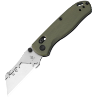 Kizer 3619JA6 Drop Bear Utility Clutch Lock Knife OD Green G10 Handles