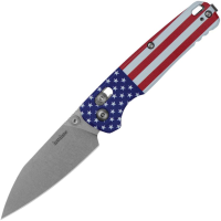 Kershaw 6105USA Bel Air Stonewash MagnaCut DuraLock American Flag Handles