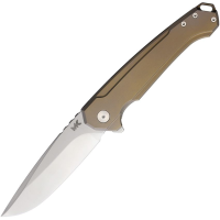MK MKFP002 Ingeni Satin Framelock Knife Bronze Handles