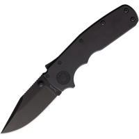 Demko 19229 Shark Cub Black Shark-Lock Knife Black Handles