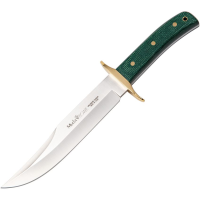 Muela 85871 Classic Bowie Fixed Blade Knife Green Micarta Handles