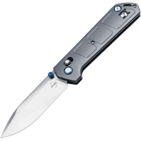 Boker Plus 01BP0023 Kihon DC Satin Crossbar Lock Knife Gray Handles