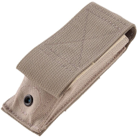 Hogue 35083 Modular MOLLE Velcro Pouch with Milspec Ballistic Nylon Construction - Tan
