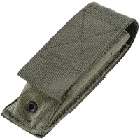 Hogue 35081 Modular MOLLE Velcro Pouch with Ballistic Nylon Construction - OD Green