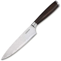 Boker 130951DAM Master Blade Damascus Chefs Knife Brown Oak Handles