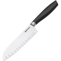 Boker 130835 Core Pro Santoku Fluted Edge Knife Black Synthetic Handles