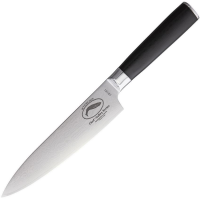 Myerchin G100 Damascus steel Galley chefs Knife with Black G10 Handle
