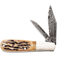 Bear & Son 5281D12 Baby Barlow Knife India Stag Bone Handles