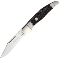 Boker 110870 TS 2.0 D2 Carbon Steel Folding Hunter Knife Stag Handles