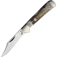 Boker 110872 Copperhead D2 Carbon Steel Lockback Knife Stag Handles