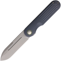 Terrain 365 101402 Narwhal Spear Point Framelock Knife Gray Titanium/G10 Handles