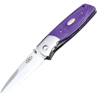 Fallkniven PXLPD PXL Satin Elmas Linerlock Knife Purple Dragon Juma Handles