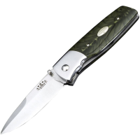 Fallkniven PXLTW PXL Satin Elmas Linerlock Knife Woodland Juma Handles