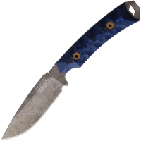 Dawson 47810 Contractor Monsoon MagnaCut Fixed Blade Knife Black/Blue G10 Handles