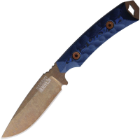 Dawson 47988 Contractor Arizon Copper MagnaCut Fixed Blade Knife Black/Blue G10 Handles