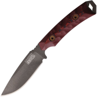 Dawson 47995 Contractor Midnight MagnaCut Fixed Blade Knife Black/Red G10 Handles