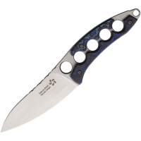 North Mountain Blade SHURABL Shura Fixed Blade Knife Blue Handles